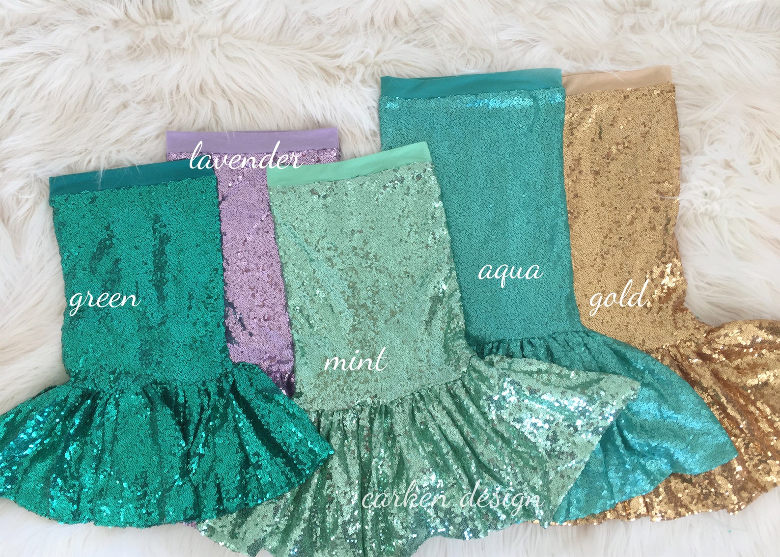 GOLD Mermaid Skirt Halloween Costume Toddler Mermaid Etsy