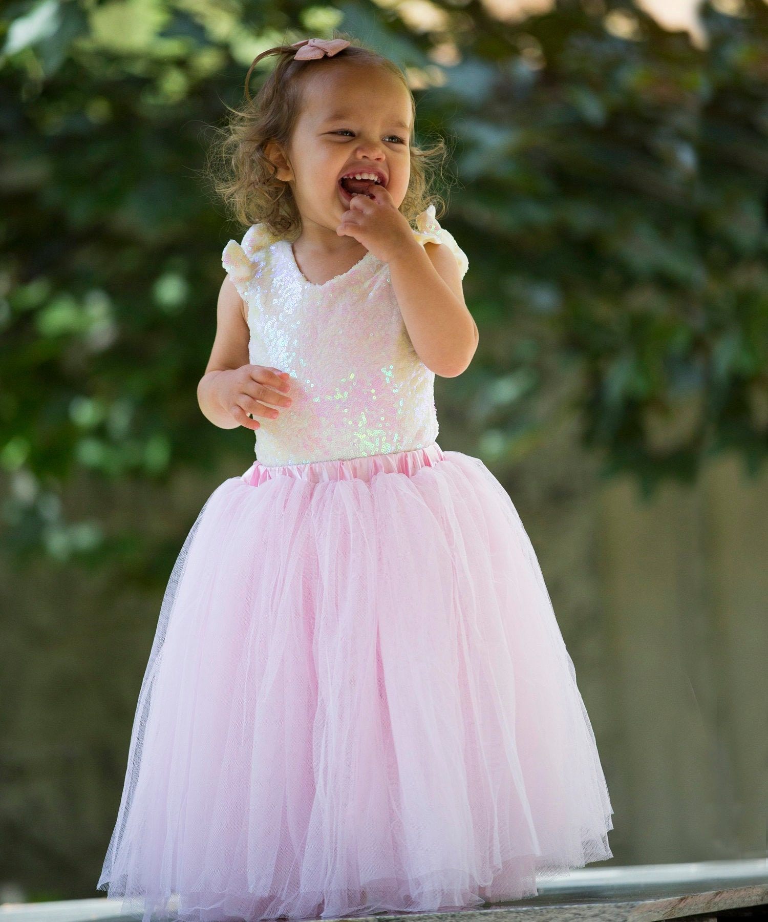 Tulle Flower Girl Skirt Tutu Skirt Tulle Skirt Full Length Etsy