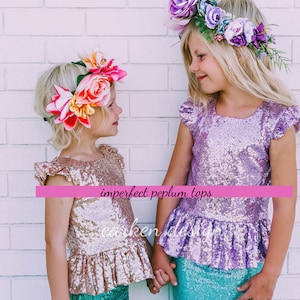 MINOR IMPERFECT TOPS - mermaid top, mermaid shirt, toddler mermaid costume, sequin top, mermaid birthday, mermaid outfit, girls sequin top