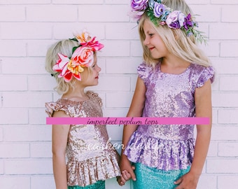 MINOR IMPERFECT TOPS - mermaid top, mermaid shirt, toddler mermaid costume, sequin top, mermaid birthday, mermaid outfit, girls sequin top