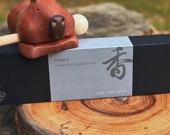 Sándalo australiano 澳洲檀香｜ Varitas de incienso chino tradicional Aromaterapia Relajación Calmante 20g