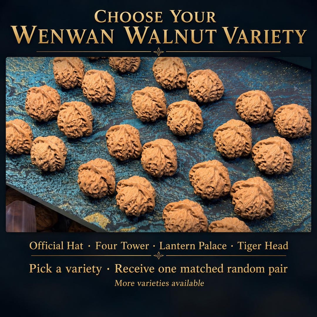 Choose Your Wenwan Walnut Variety | Hand Selected Random Pair | Chinese ...