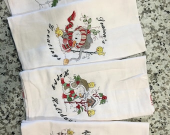Juego de 4 muñecos de nieve retozando