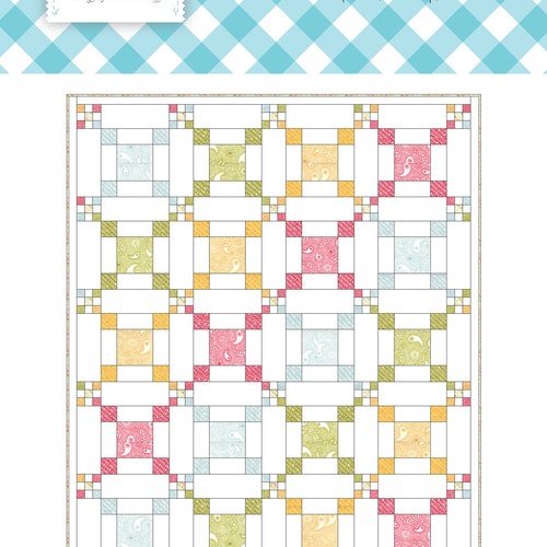Bricks and Stones Quilt Pattern PDF File A Red Pepper Quilts Etsy UK