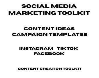 Social Media Marketing Toolkit | Content Ideas, Campaign Templates, Growth Strategies for Instagram, TikTok & Facebook