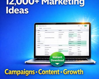 AI Marketing Campaign System | 12,000+ Prompts, 30 Strategy Engines (Digital Download)