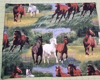 Only 1 Left - Horses! Placemats