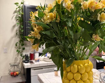 Lemon vase large