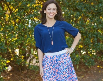 Women's Circle Skirt pdf sewing pattern, womens circle skirt pdf sewing pattern Seamingly Smitten, circle skirt sewing pattern women