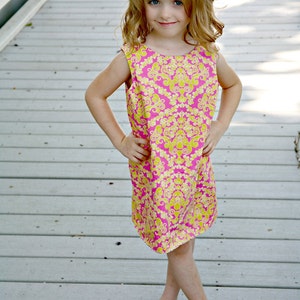 Easy Simple a Line Jumper Dress Sewing Pattern for Girls - Etsy