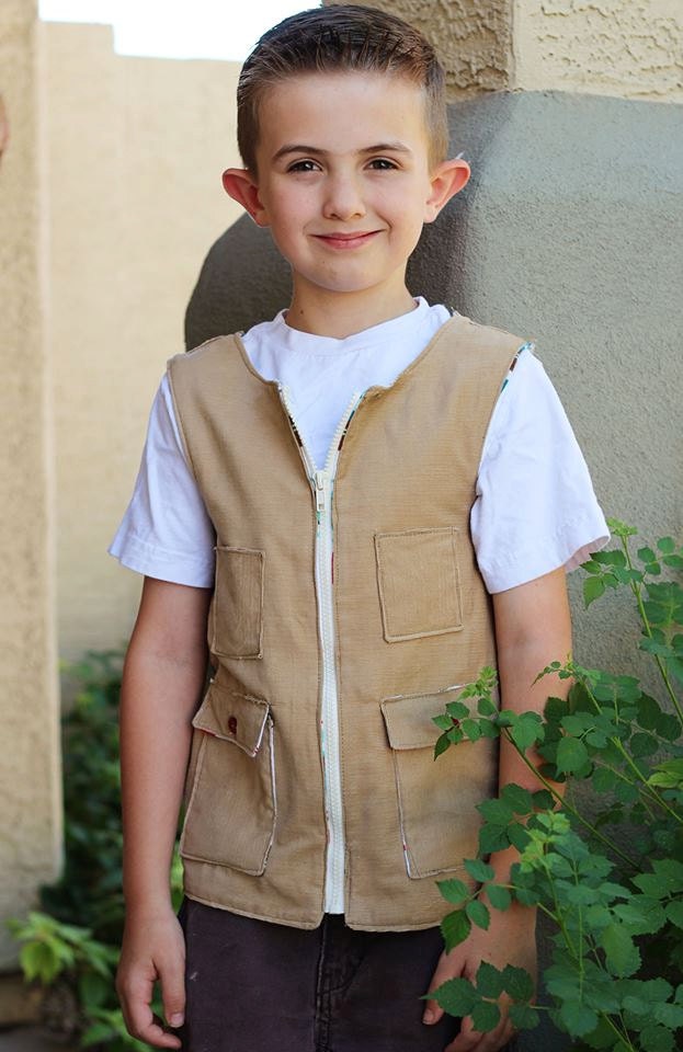 Boy's Vest Sewing Pdf Pattern Boys Vest Pdf Sewing Etsy