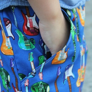 Boys Cargo Shorts sewing pattern for boys sizes 3 months 8 years, easy summer shorts pattern for beginners, pdf pattern Seamingly Smitten image 5