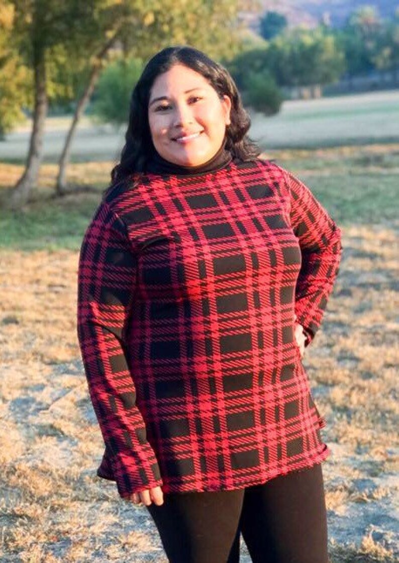 Turtleneck Dress Sewing Pattern for Women Womens High Neck | Etsy