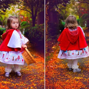 Cozy Hooded Cape Pdf Sewing Pattern, Cape Sewing Pattern PDF, Christmas ...