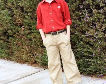 Boy /Girls pants pattern, easy pants sewing pattern with pockets / cargo pants pattern sizes 3 months - 12 years, Seamingly Smitten sewing