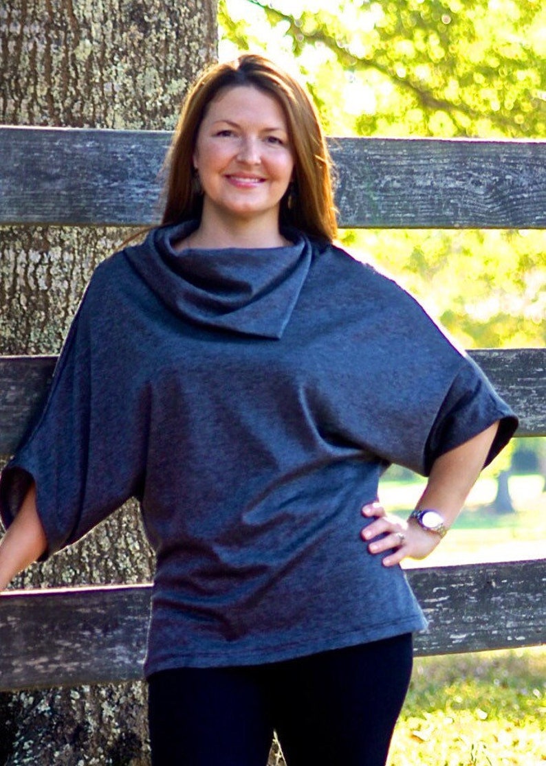 Dolman Top pdf sewing pattern for women, womens sewing pattern, sewing patterns for women, dolman pdf sewing pattern, dolman pattern image 1