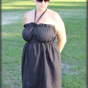 Women's Ruffled Tunic PDF Sewing Pattern and Tutorial image 2