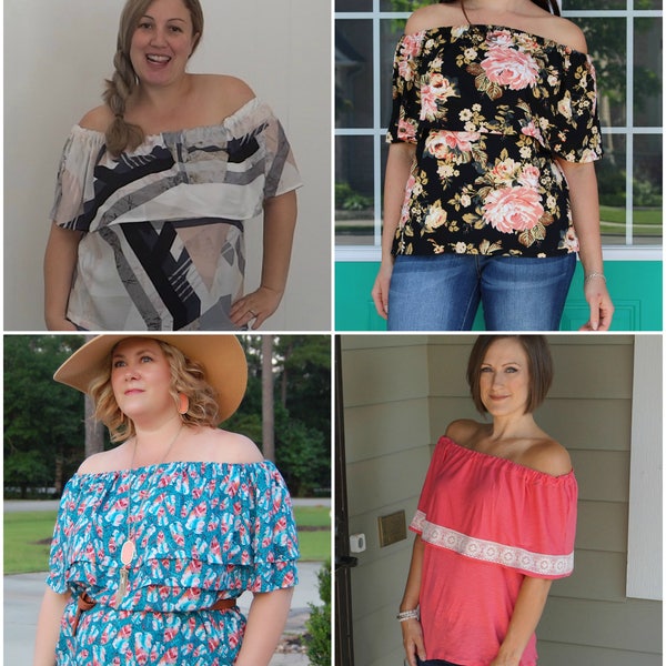 Off Shoulder Shirt - Etsy
