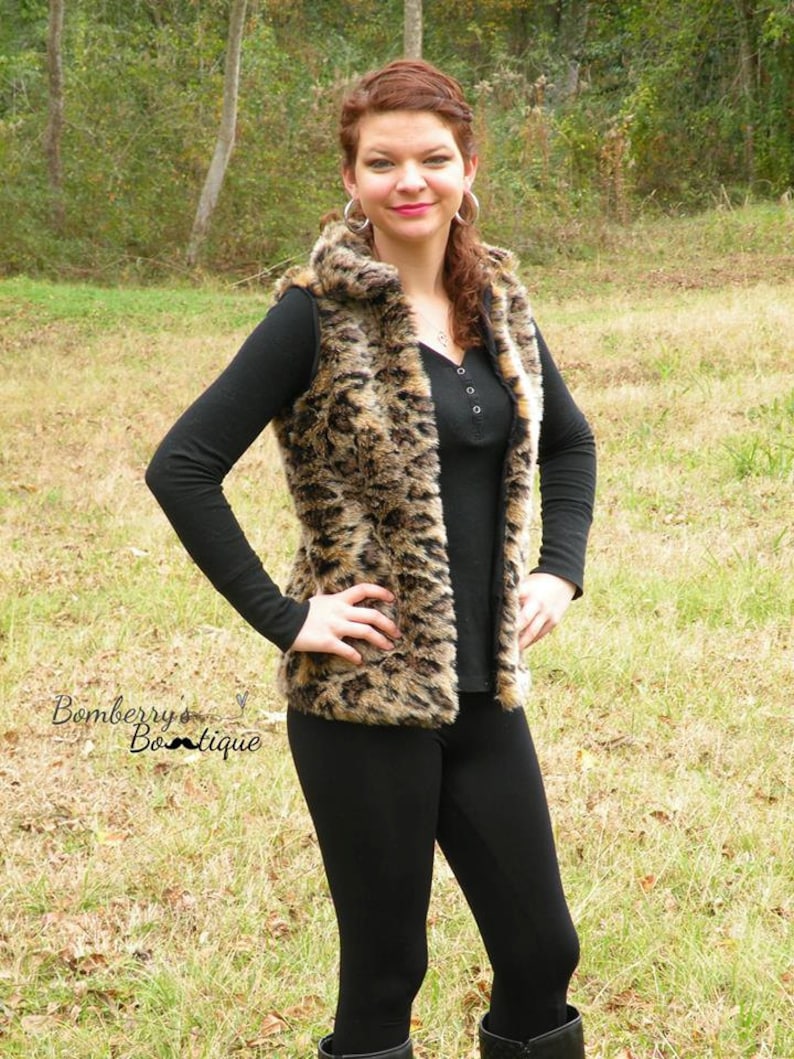 Women's Classic Vest Pdf Sewing Pattern Women's Vest Etsy Canada