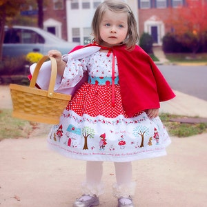 Cozy Hooded Cape pdf sewing pattern, cape sewing pattern PDF, christmas coat pattern, seamingly smitten, cape pattern girls pdf pattern image 2