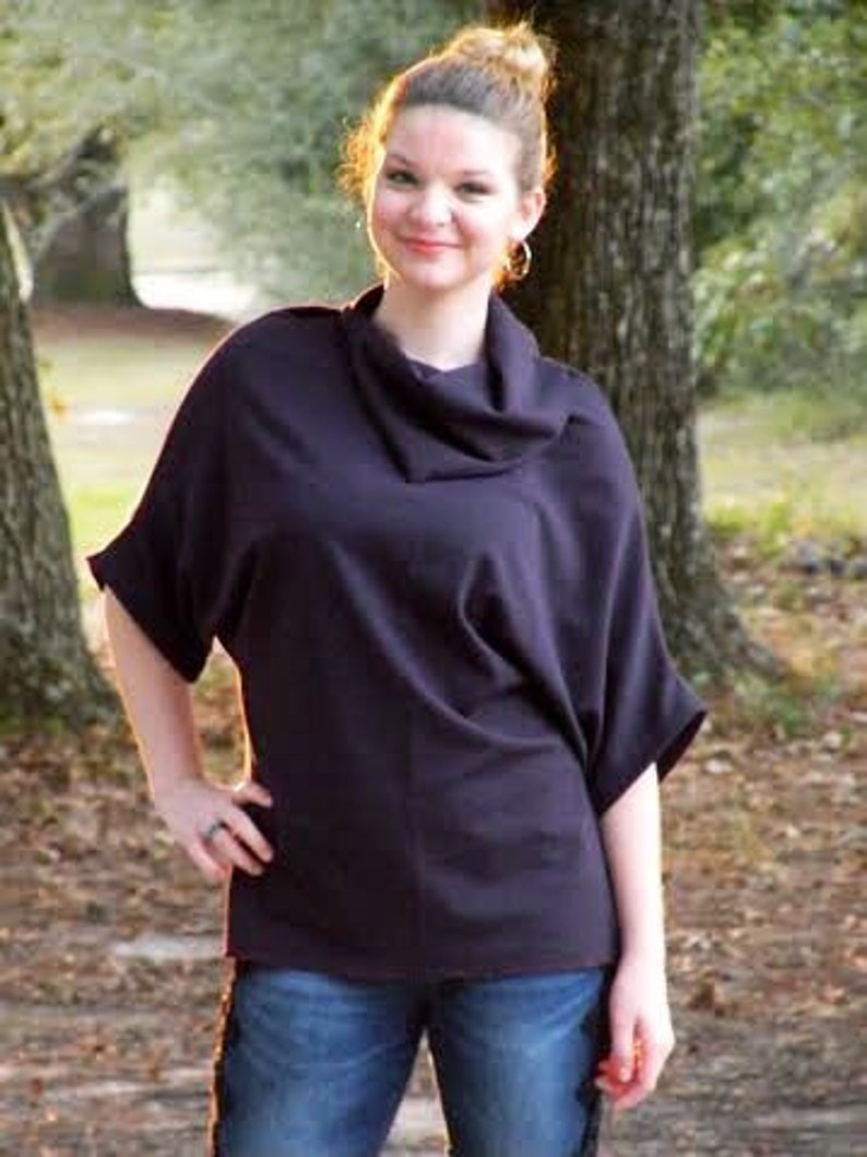 Dolman Top pdf sewing pattern for women, womens sewing pattern, sewing patterns for women, dolman pdf sewing pattern, dolman pattern image 5