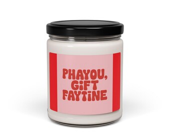 Phayou, Gift Faytine Candle | 9oz Scented Soy