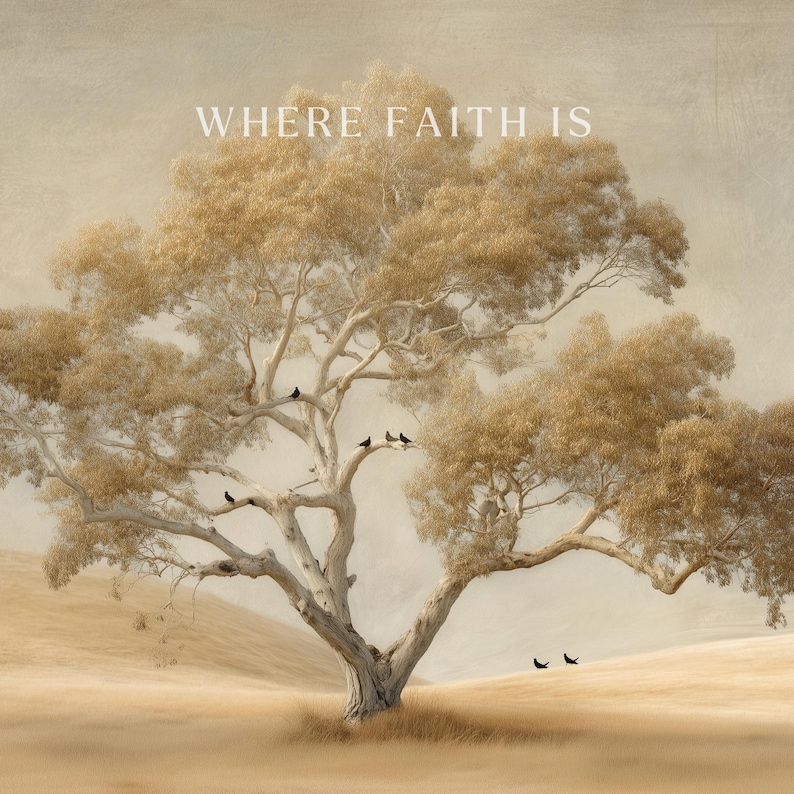 Faith Tree Example The Mustard Tree of Faith – Birds Find Rest | Christian Wall Art ...