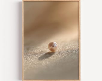 The Pearl of Great Price – Modern Christian Art Print, The kingdom of heaven, Digital Download, Bible Art, Symbolic Bible Story Wall Art,