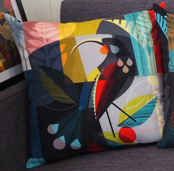 New Zealand, Huia, cushion cover, C25