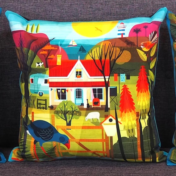 New Zealand, farm, cushion cover, C10