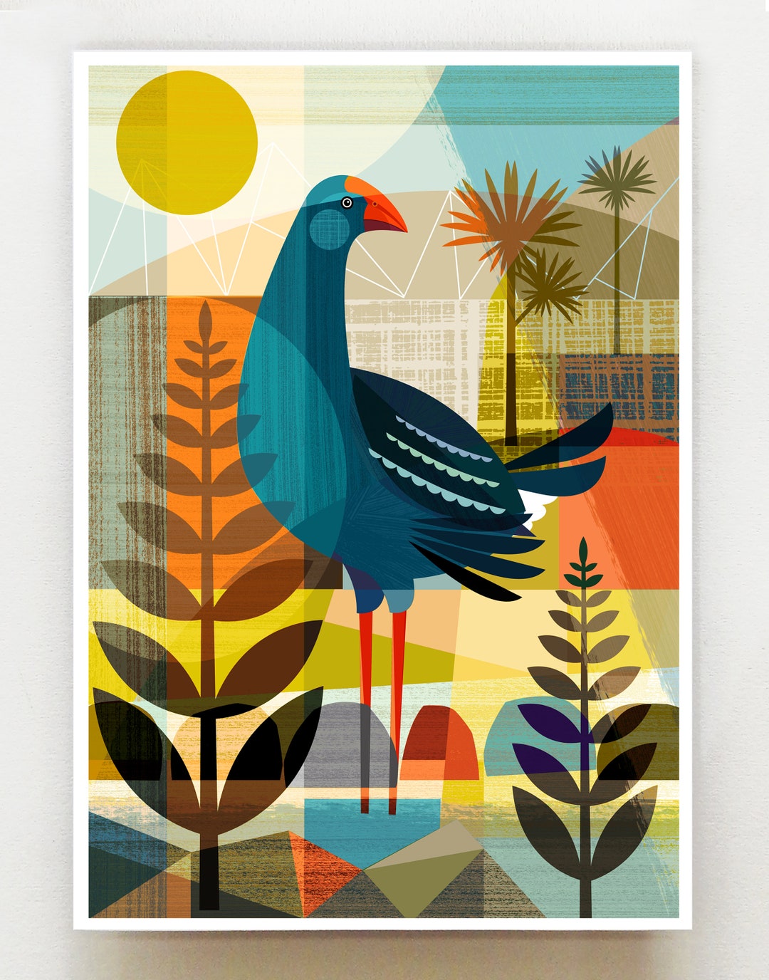 New Zealand Pukeko NZA74 - Etsy
