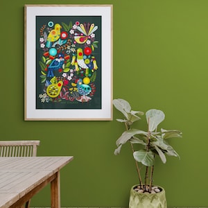 New Zealand flora and fauna print, Ellen Giggenbach, NZA20 image 2