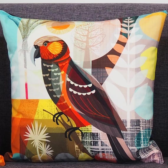 New Zealand, Kaka, cushion cover, C22