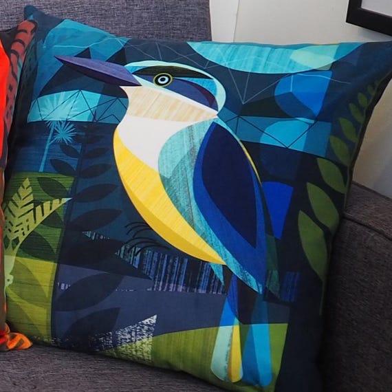 New Zealand, Kotare, cushion cover, C29