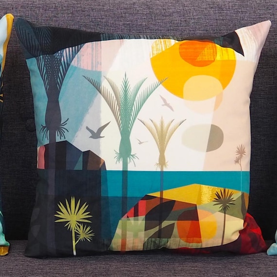 New Zealand, coast, cushion cover, C20