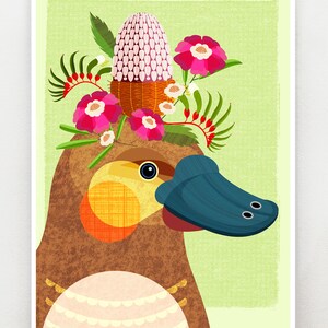 Australian Platypus, print, DES74