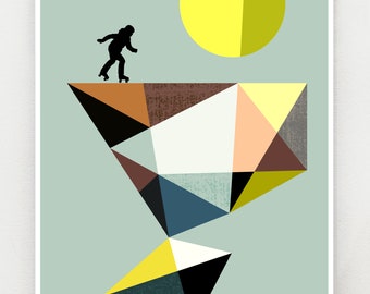 Skater, print, GEO86