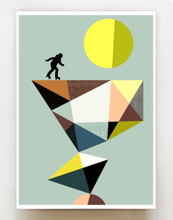 Skater, print, GEO86