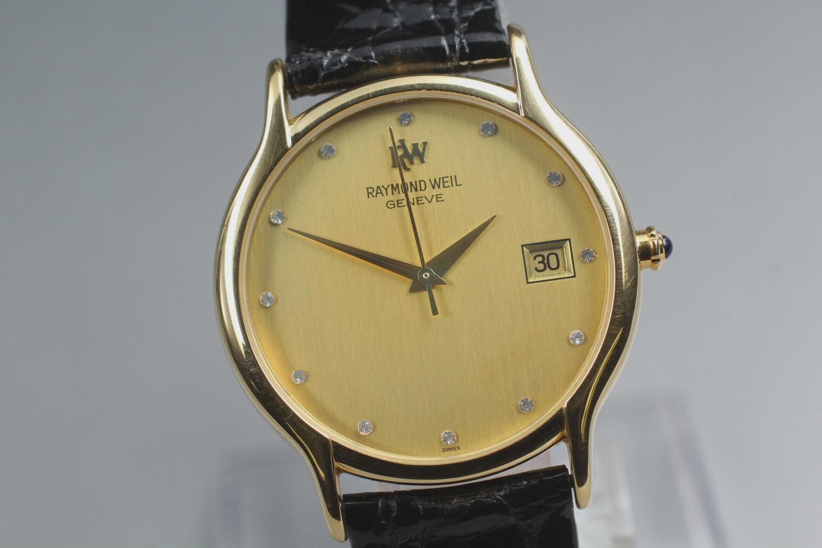 Raymond weil mens gold watch - Etsy 日本