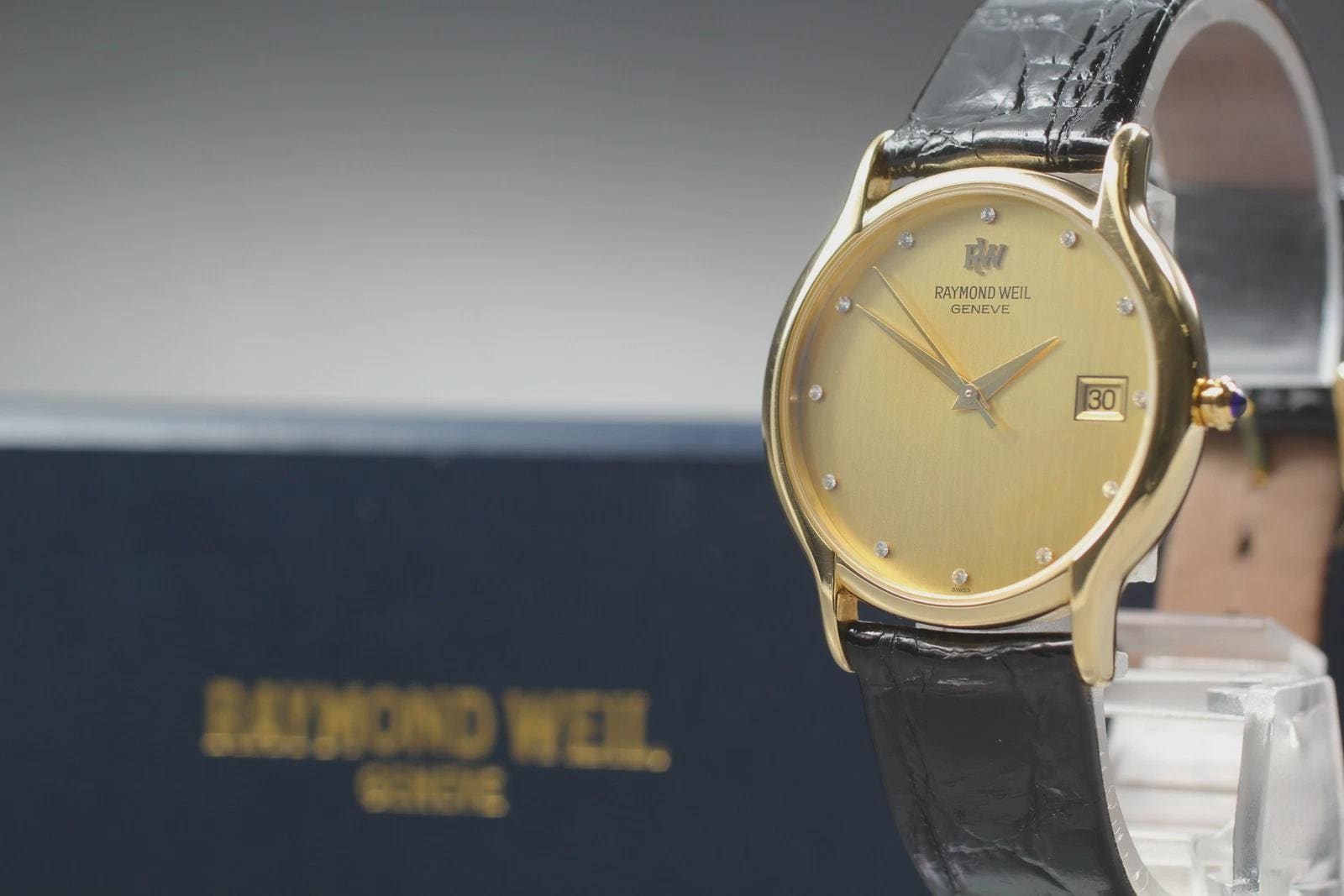Raymond weil mens gold watch - Etsy 日本