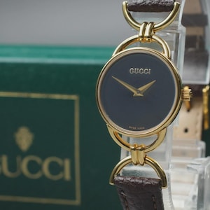 GUCCI 6000.2.Lゴールド✖️パープル(レザー) GUCCI 6000.2.Lゴールド✖️パープル(レザー) Gucci 6000.2.l Watch - Etsy