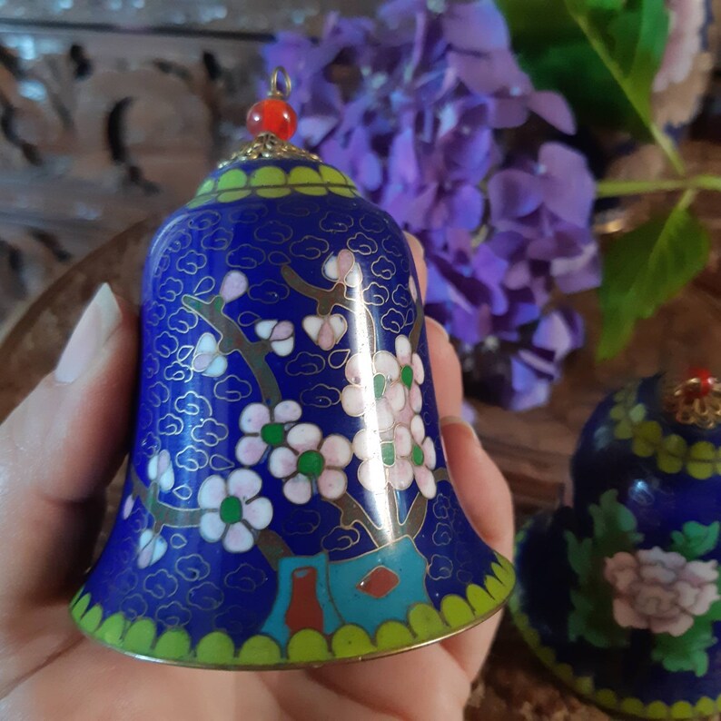 cloisonne bird bell cloisonne bird bell