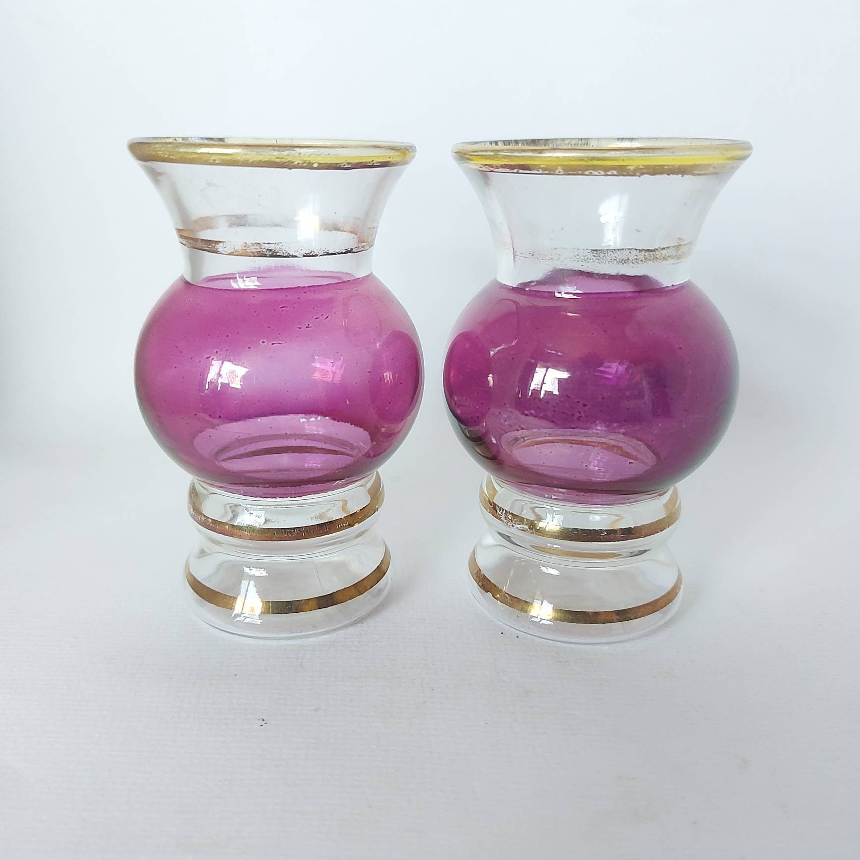 Your Choice 1960s Bohemian Lusterware Glasses Sets and