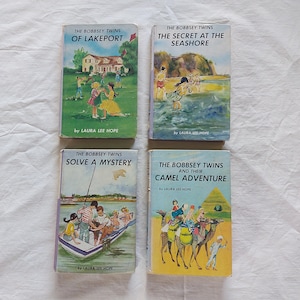 Vintage Bobbsey Twins Hardcover Buch - Kinderabenteuer, 1930er-1960er Jahre