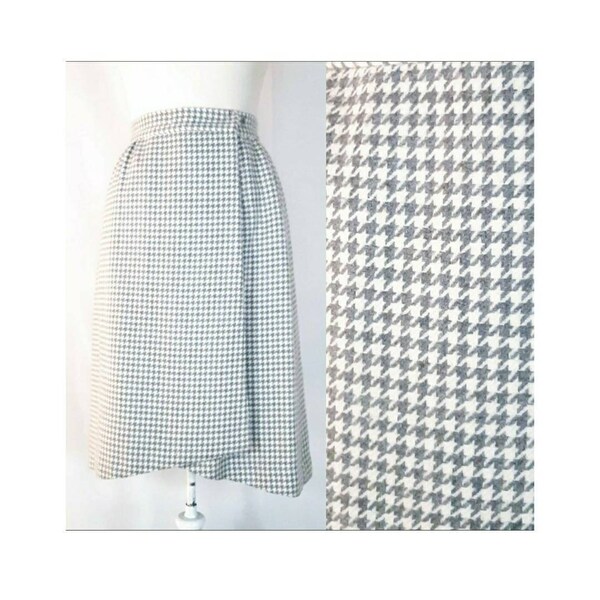 Houndstooth Skirt Etsy