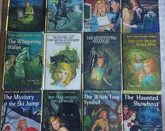 Vintage Nancy Drew Hardcover Book: Your Choice, 1950s-70s Mystery