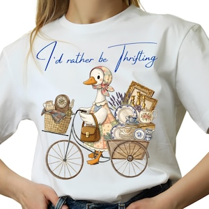 I’d Rather Be Thrifting PNG, Literally Born To Thrift,Just A Thrifty Goose, Grandma Geese,In My Granny Era,Thrifting is My Love,Thrift Queen