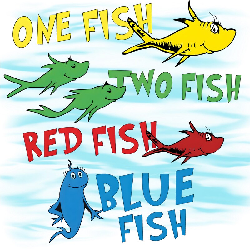 One Fish Sign One Fish Two Fish - Etsy