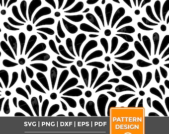 Talavera Pattern SVG, Mexican Talavera PNG, Spanish Tile style, folk art