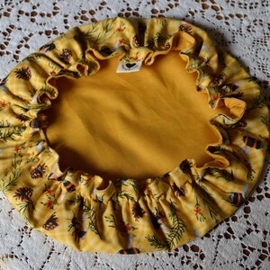 Reusable Mixing Bowl & Jar Covers - 100% Cotton Bumble Bee Print zdjęcie 3
